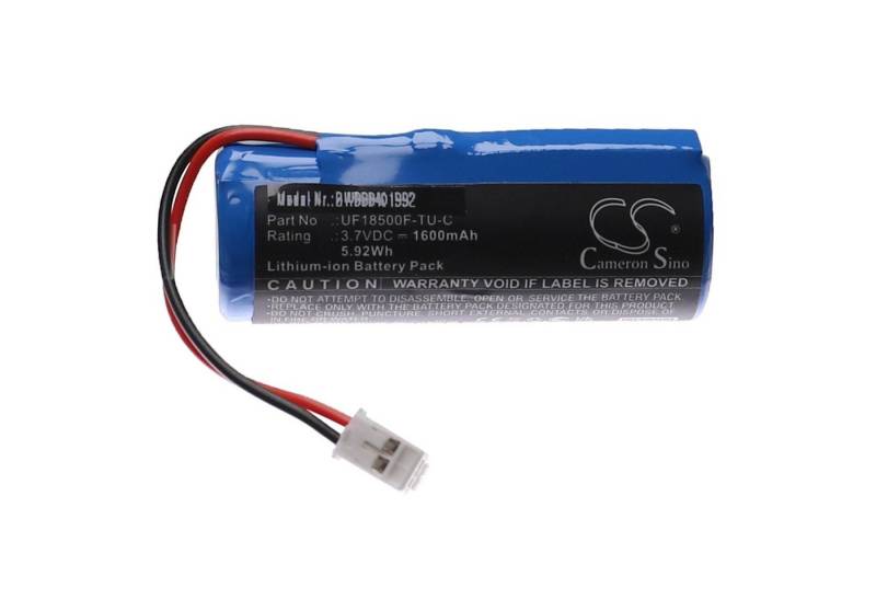vhbw Ersatz für Hitachi UF18500F-TU-C für Gesichts-Massagegerät (1600 mAh, Akku Li-Ion 1600 mAh von vhbw
