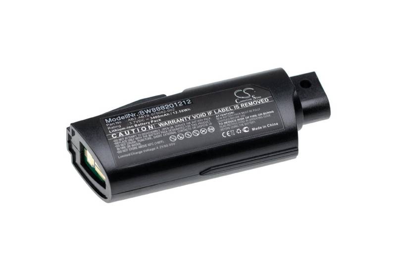 vhbw Ersatz für Intermec AB19, 075082-002, AB3 für Business & Industrie & Akku Li-Ion 3400 mAh von vhbw