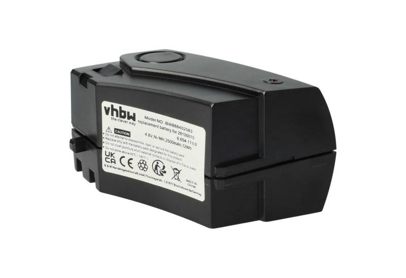 vhbw Ersatz für Kärcher GP 160SCHE, 1.258-505.0, 28100010, 6.654-118.0 für Staubsauger-Akku NiMH 2500 mAh von vhbw