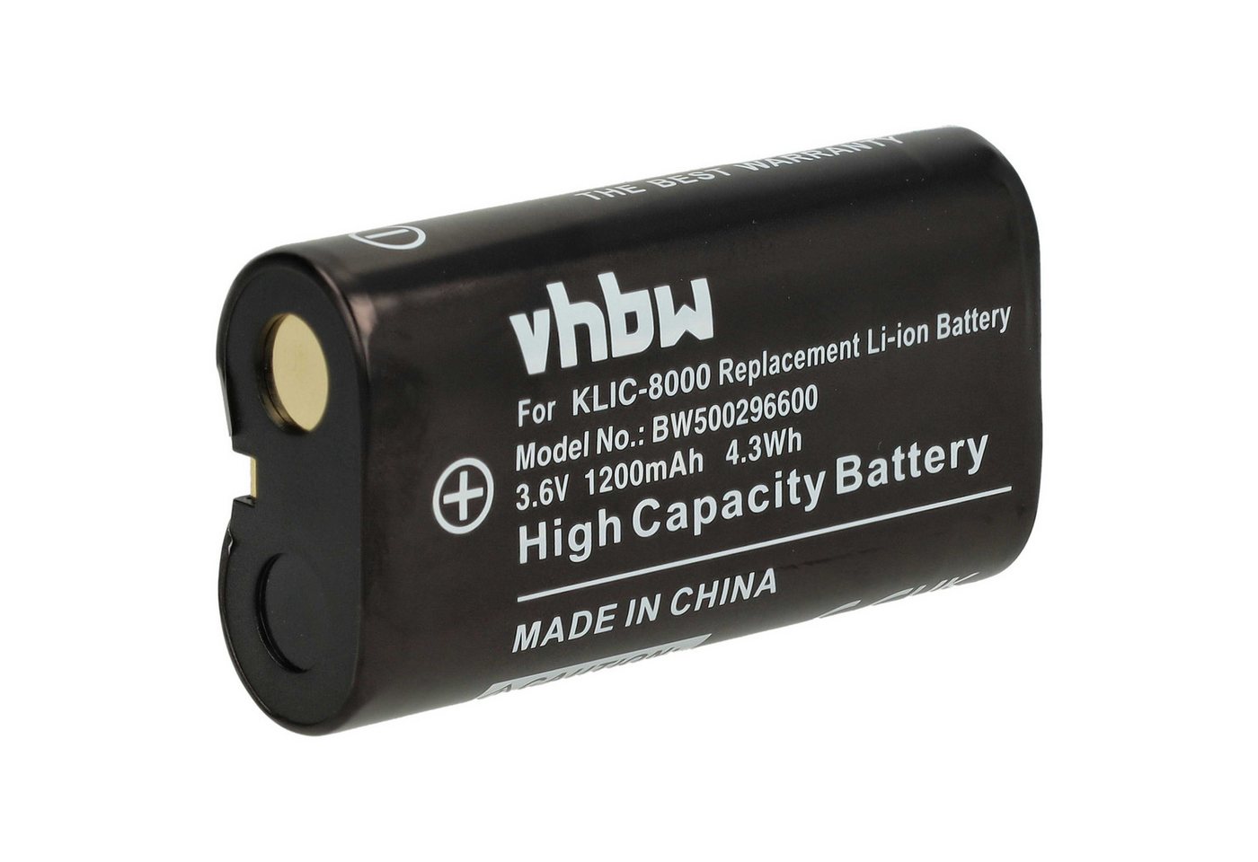 vhbw Ersatz für Kodak Klic-8000, RB50 für Foto / Kompaktkamera (1520 mAh, Kamera-Akku Li-Ion 1520 mAh vhbw Ersatz für Kodak Klic-8000, RB50 für Foto / Kompaktkamera (1520 mAh, Kamera-Akku Li-Ion 1520 mAh von vhbw