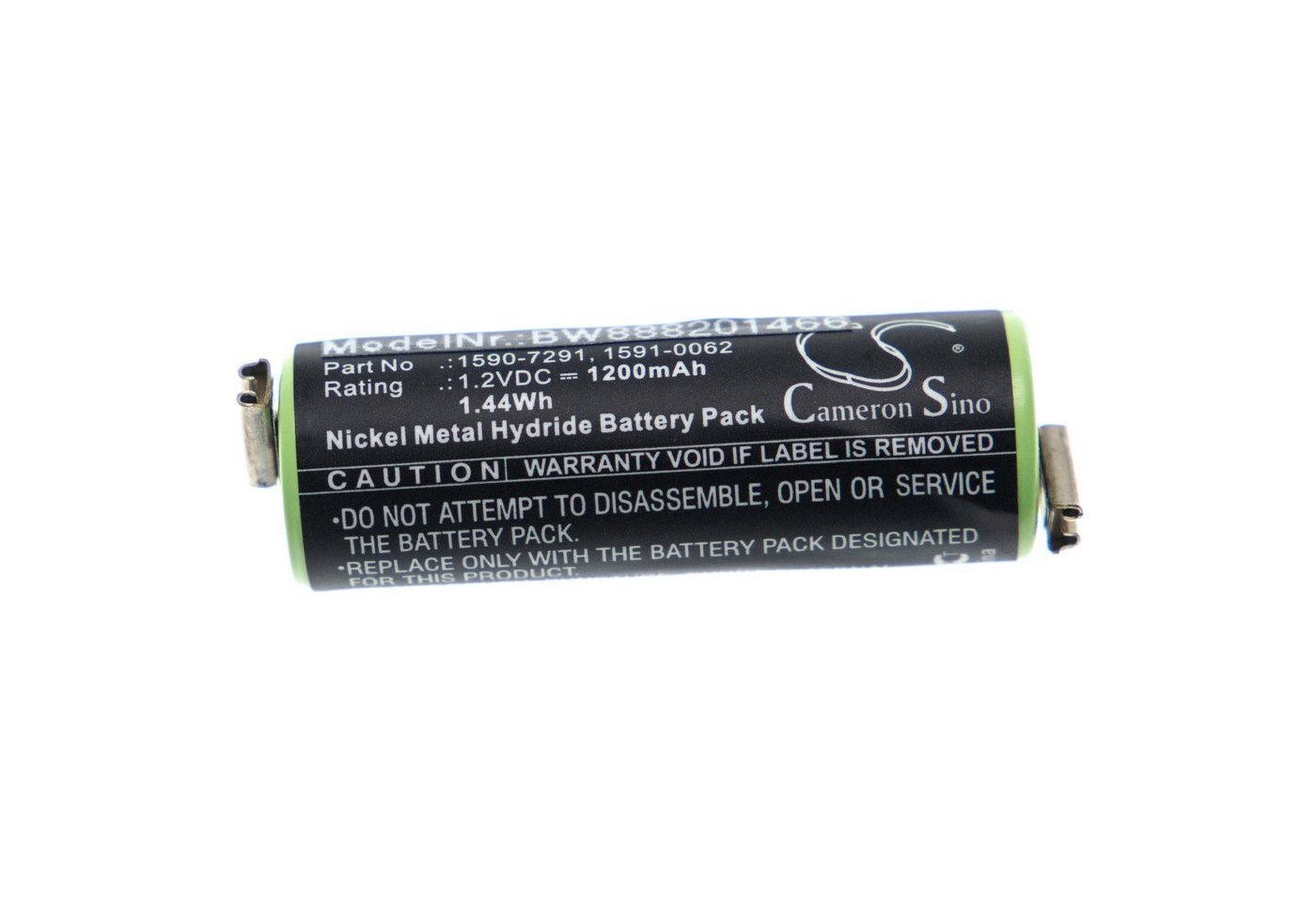 vhbw Ersatz für Moser 1591-0062, 1590-7291, 1591-0067 für Akku NiMH 1200 mAh von vhbw