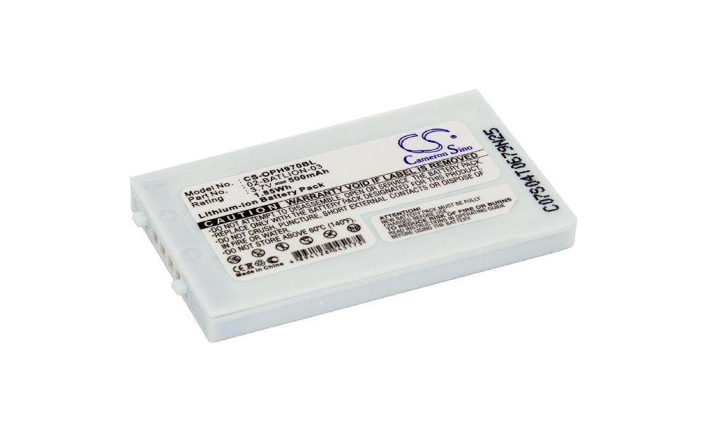 vhbw Ersatz für Opticon 02-BATLION-03, ORBLIOP0012, 11267 für Business & Akku Li-Ion 500 mAh von vhbw