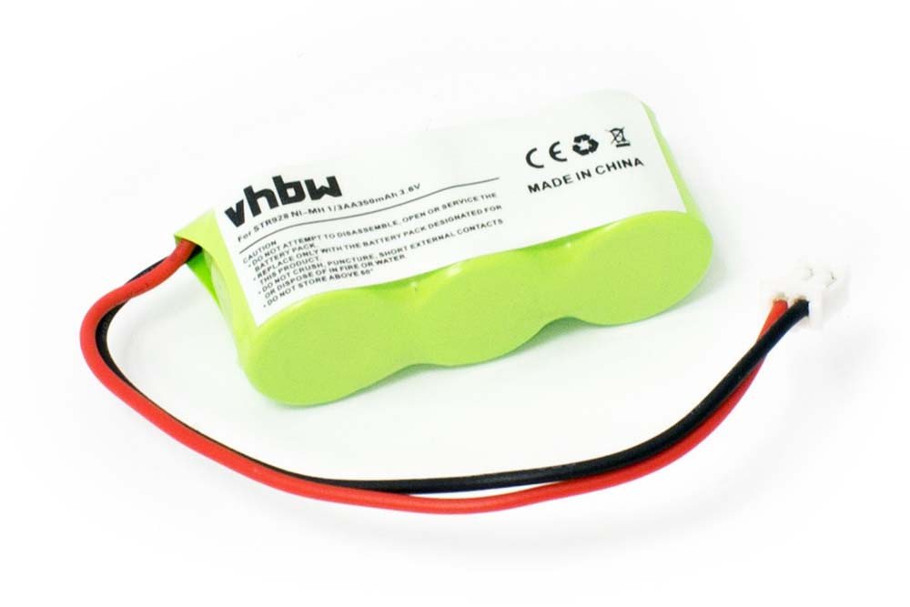 vhbw Ersatz für Oregon Scientific CUSTOM-178, 25AAH3BMX-2 für Akku NiMH 350 mAh (3,6 V) von vhbw