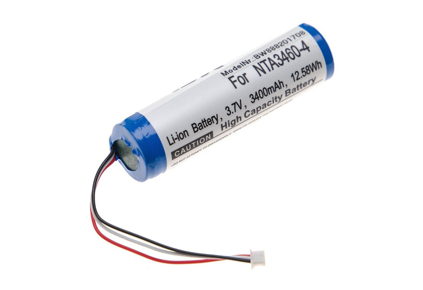 vhbw Ersatz für Philips NTA3460-4, NTA3459-4 für Akku Li-Polymer 3400 mAh (3,7 V) von vhbw