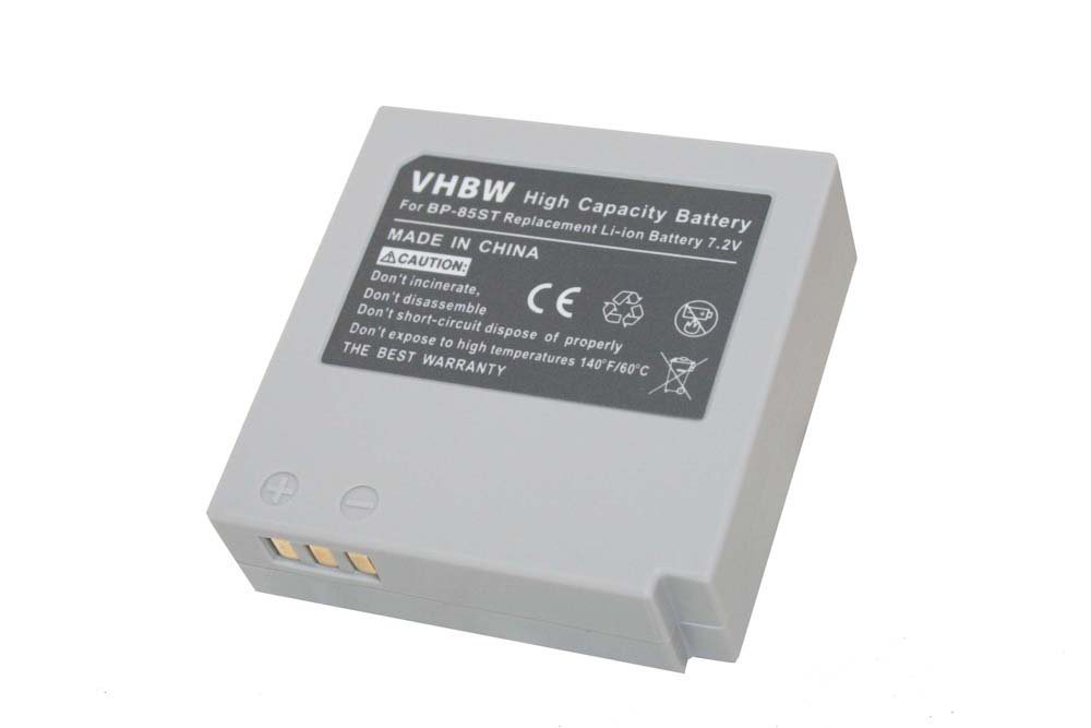 vhbw Ersatz für Samsung BP-85ST für Camcorder Digital (700 mAh, 7,2 V, Kamera-Akku Li-Ion 700 mAh von vhbw