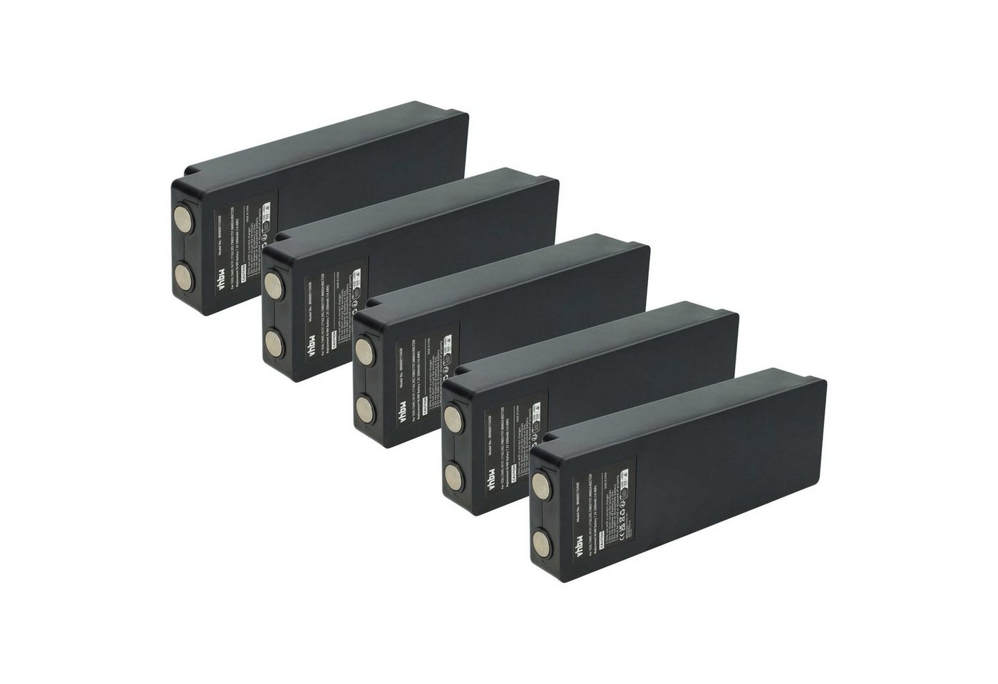 vhbw Ersatz für Scanreco EEA2512, EEA4404, IM6024, 708031757 für Akku NiMH 2000 mAh (7,2 V) von vhbw