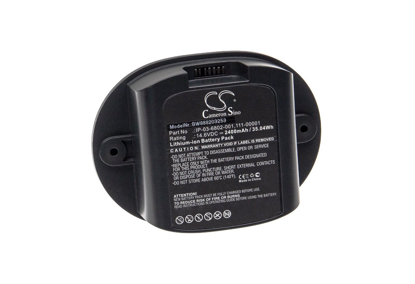 vhbw Ersatz für Sonos IP-03-6802-001, 111-00001 für Lautsprecher (2400 mAh, Akku Li-Ion 2400 mAh von vhbw