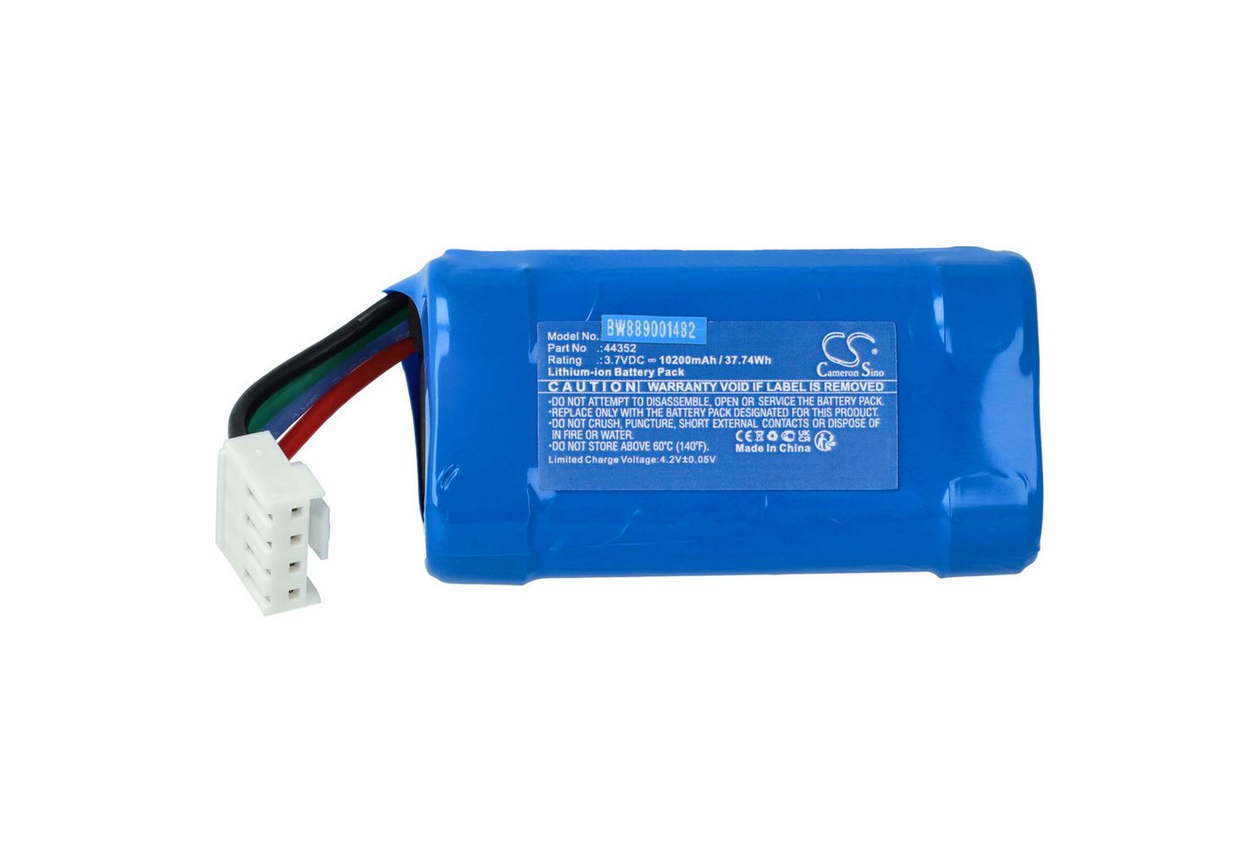 vhbw Ersatz für Streamlight 44352 für Taschenlampe / Lampe (10200 mAh, 3,7 Akku Li-Ion 10200 mAh von vhbw