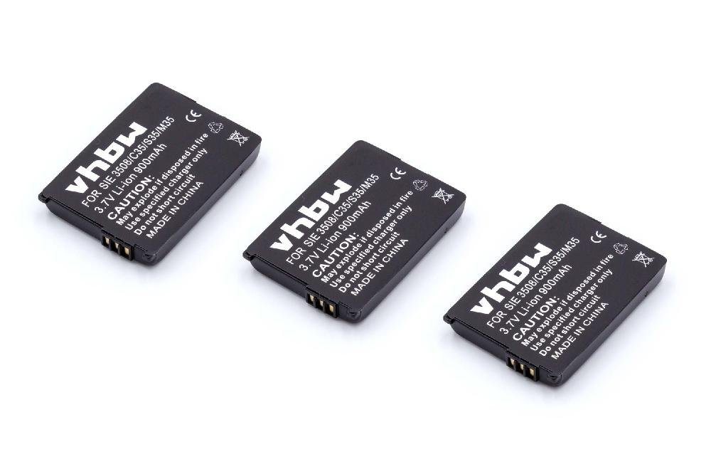 vhbw Ersatz für Telekom V30145-K1310-X229, V30145-K1310-X132 für Akku Li-Ion 900 mAh (3,7 V) von vhbw