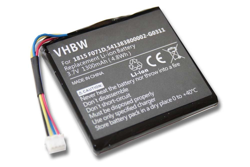 vhbw Ersatz für Texas Instruments 3.7L1230SP, 3.7L1200SP, 3.7L1060SP, Akku Li-Ion 1300 mAh vhbw Ersatz für Texas Instruments 3.7L1230SP, 3.7L1200SP, 3.7L1060SP, Akku Li-Ion 1300 mAh von vhbw