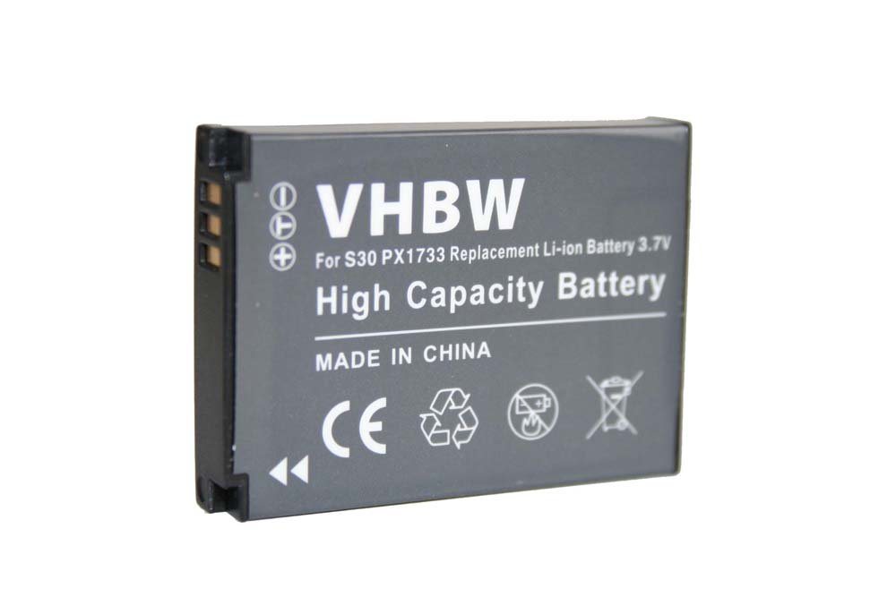 vhbw Ersatz für Toshiba PC1733E-1BRS, PX1733 für Kamera-Akku Li-Ion 700 mAh (3,7 V) von vhbw