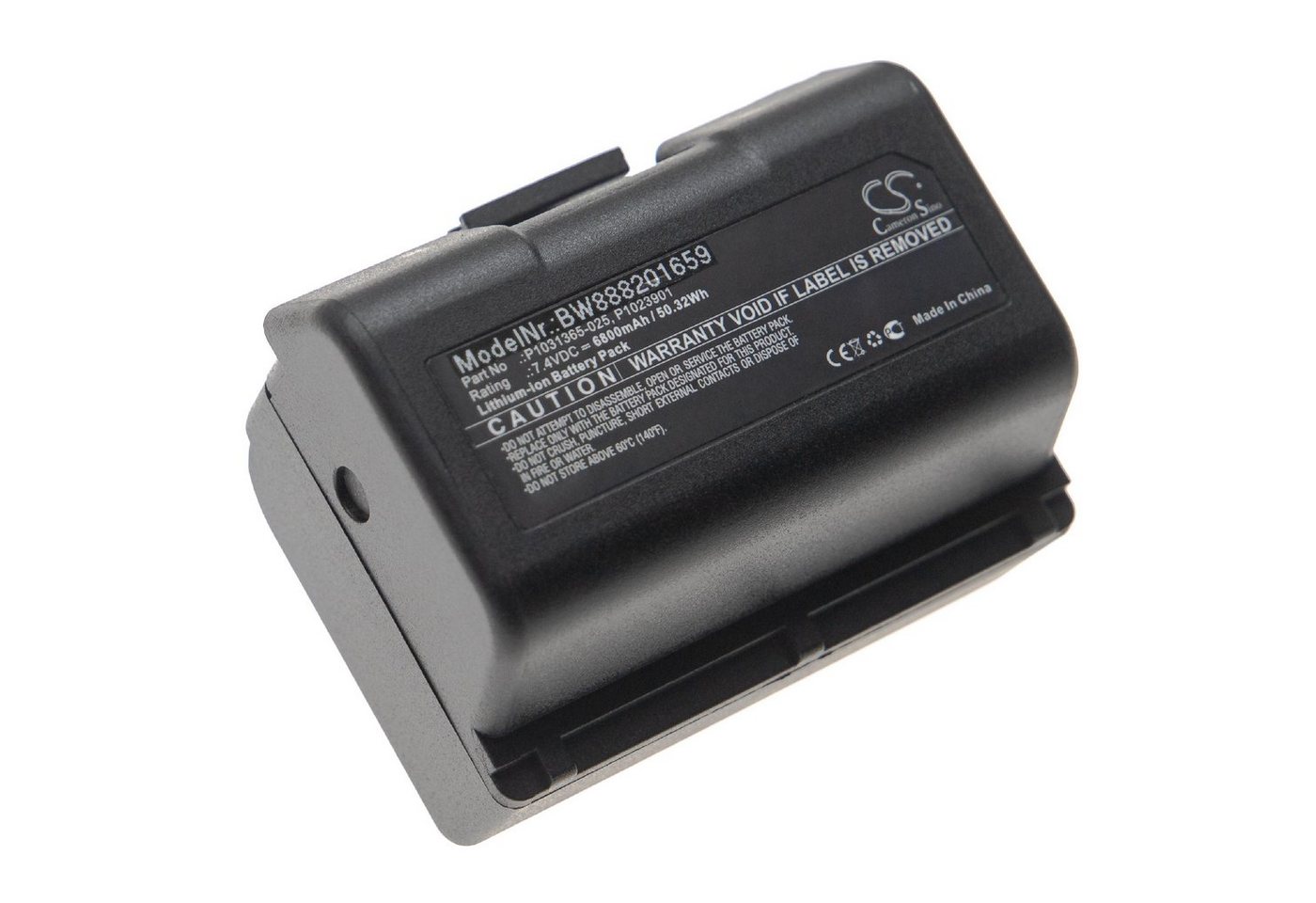 vhbw Ersatz für Zebra AT16004, BTRY-MPP-34MA1-01, BTRY-MPP-34MAHC1-01 für Akku Li-Ion 6800 mAh (7,4 V) von vhbw