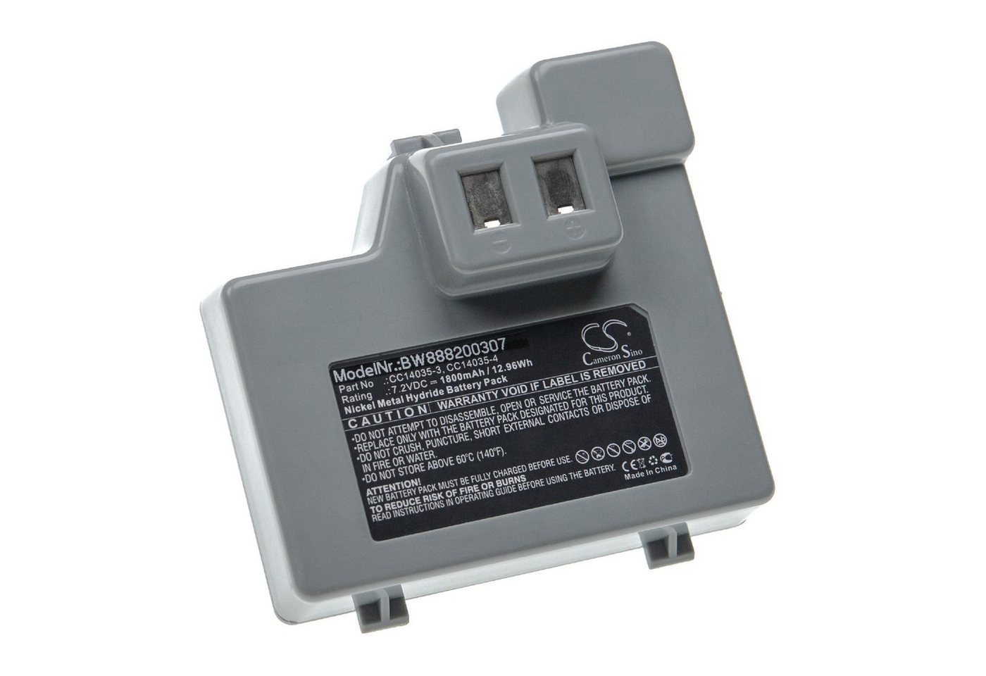 vhbw Ersatz für Zebra CC14035-4, CC14035-3 für Drucker & Kopierer Akku NiMH 1800 mAh von vhbw