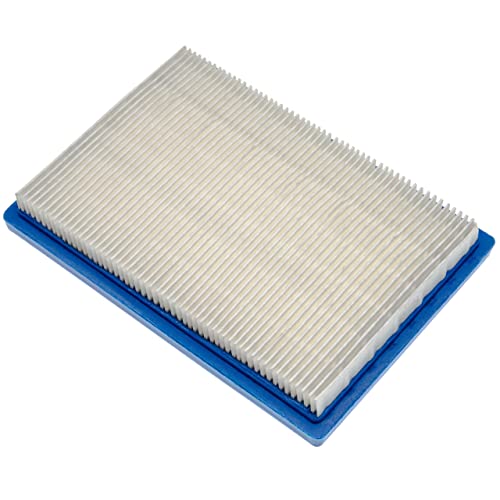 vhbw Ersatzfilter (1x Luftfilter) Ersatz für Briggs & Stratton 5027, 5027B für Rasenmäher, 16 x 11,3 x 2,1 cm, Blau, Weiß von vhbw