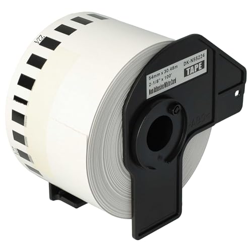 vhbw Etiketten-Rolle 54mm x 30,48m kompatibel mit Brother P-Touch QL720NW, QL-800, QL-810W, QL-820NWB Etiketten-Drucker vhbw Etiketten-Rolle 54mm x 30,48m kompatibel mit Brother P-Touch QL720NW, QL-800, QL-810W, QL-820NWB Etiketten-Drucker von vhbw