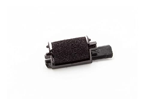 vhbw Farbrolle, Farbwalze schwarz kompatibel mit Sharp EL 1750 P III, EL 2620, EL 2620 S Taschenrechner, Registrierkasse von vhbw