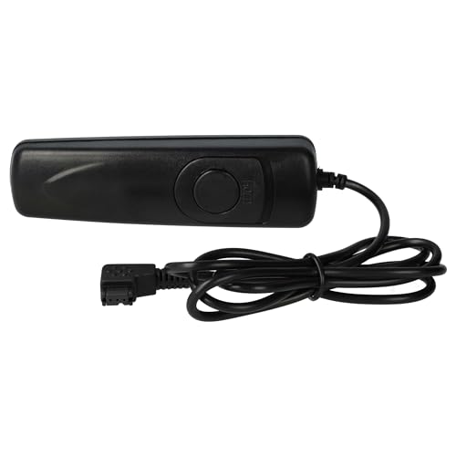 vhbw Fernauslöser Fernbedienung Kabel kompatibel mit Sony Cybershot DSC-RX100 V, DSC-RX100 Mark5 Kamera, 1 m, 2-stufige Auslösefunktion von vhbw