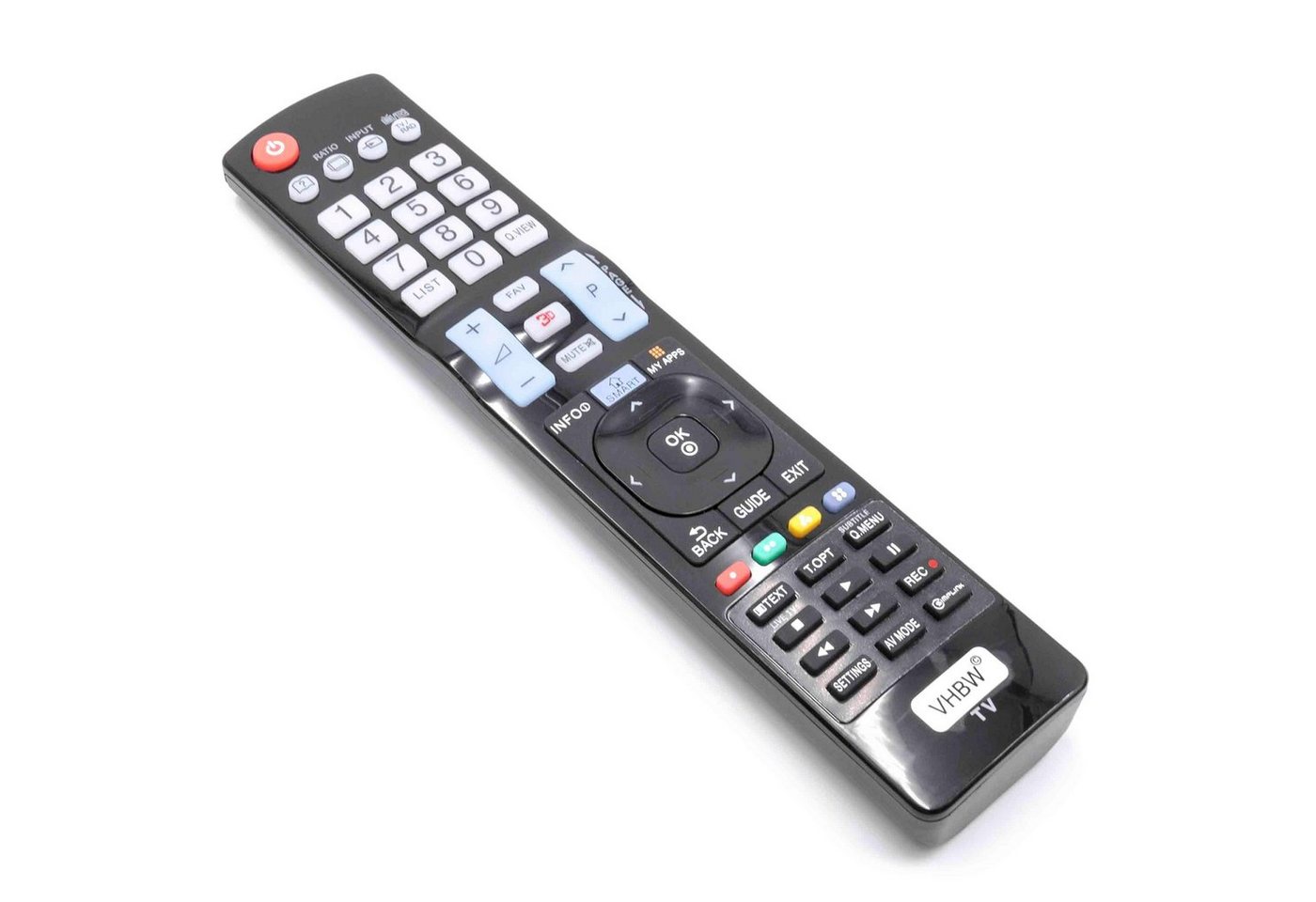vhbw Fernbedienung (Ersatz für LG AKB73756504 für TV, Video Audio & Konsole) von vhbw