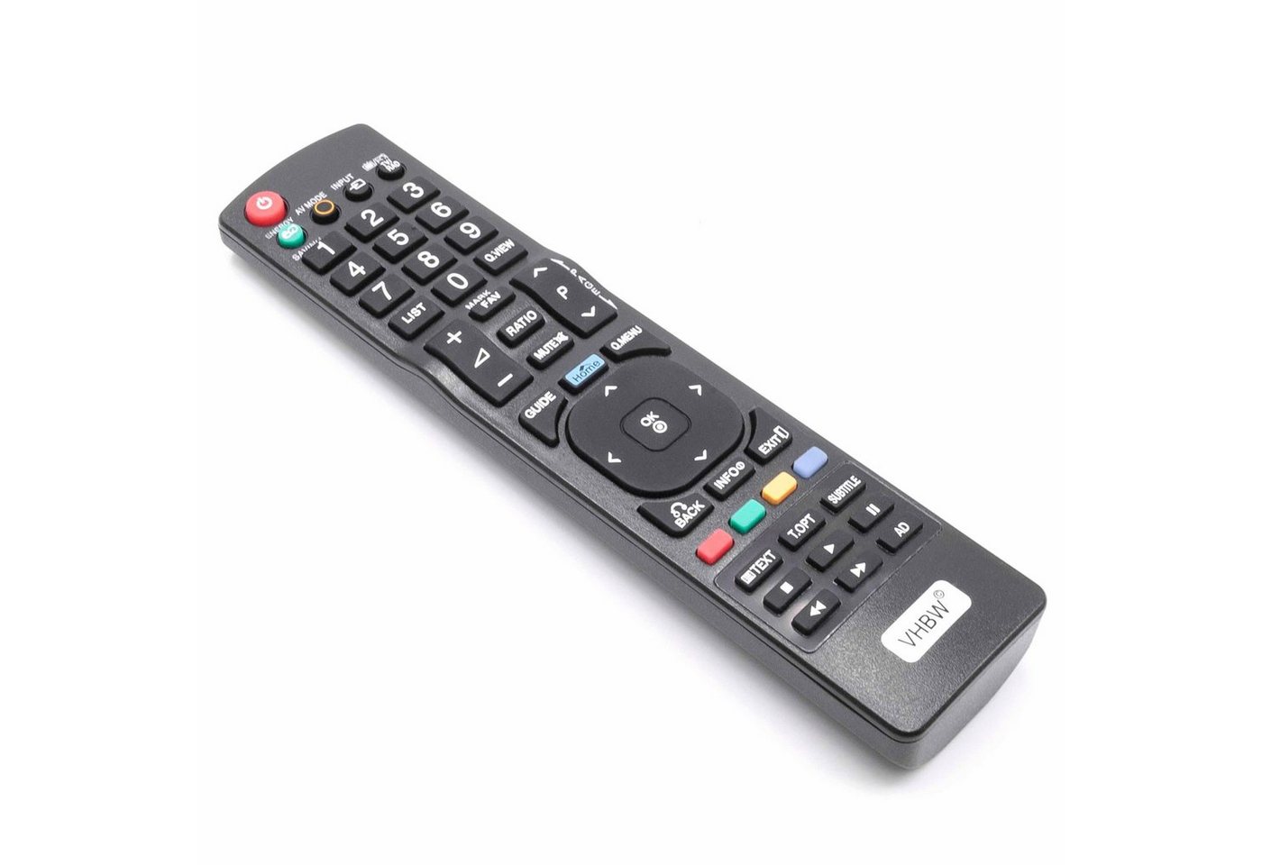 vhbw Fernbedienung (passend für LG 42LE5500, 42LE7300, 42LF5700, 42LH5000, 42LH5700, 42LK450, 42LK455, 42LK530 TV, Video Audio & Konsole) von vhbw