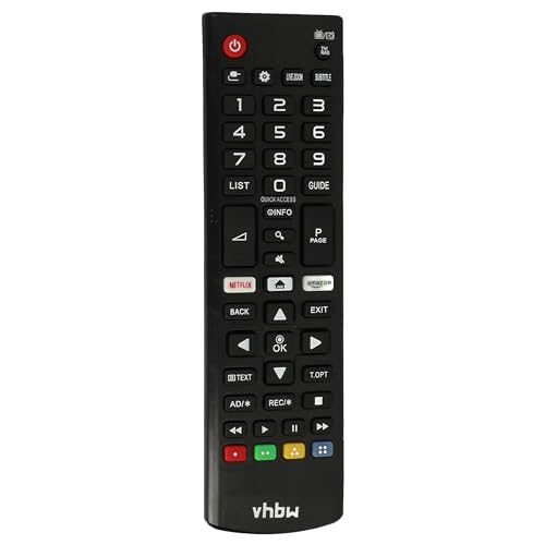 vhbw Fernbedienung kompatibel mit LG 43LK6100, 43LK6100PLB, 43UK6200PLA, 43UK6300, 43UK6300LLB, 43UK6300MLB Fernseher, TV - Ersatzfernbedienung von vhbw