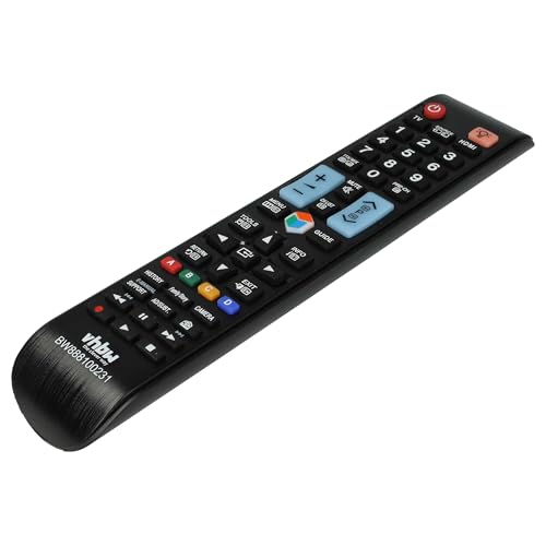 vhbw Fernbedienung kompatibel mit Samsung UE32ES6550, UE32ES6557, UE32ES6560, UE32ES6565, UE32ES6570 Fernseher, TV - Ersatzfernbedienung von vhbw