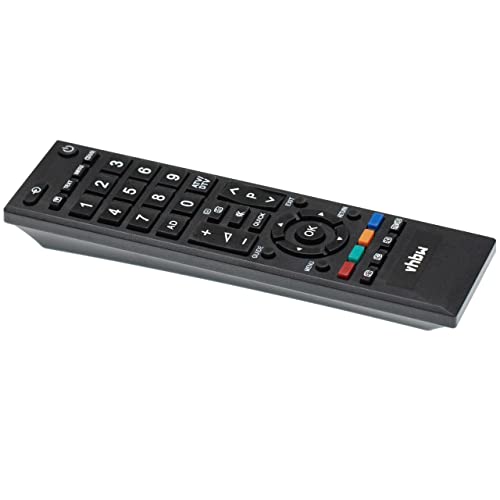 vhbw Fernbedienung kompatibel mit Toshiba 32LV685D, 32LV703, 32LV733, 32LV733G, 32LV833G, 32RV625D Fernseher, TV - Ersatzfernbedienung von vhbw