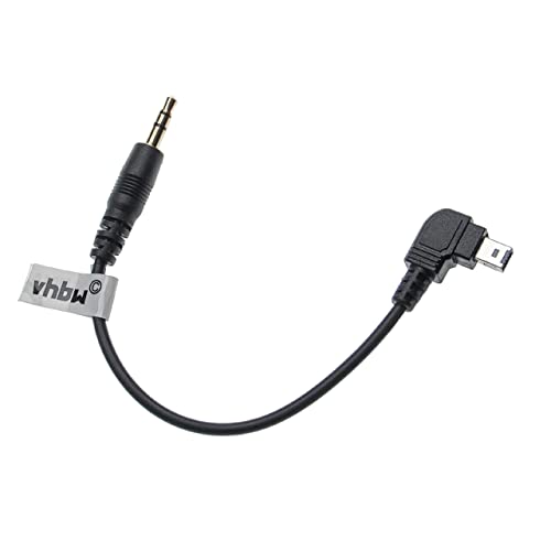 vhbw Kabel kompatibel mit Nikon D5300, D5500, D5600, D600, D610, D7000, D7100 Kamera, DSLR - Anschlusskabel von vhbw