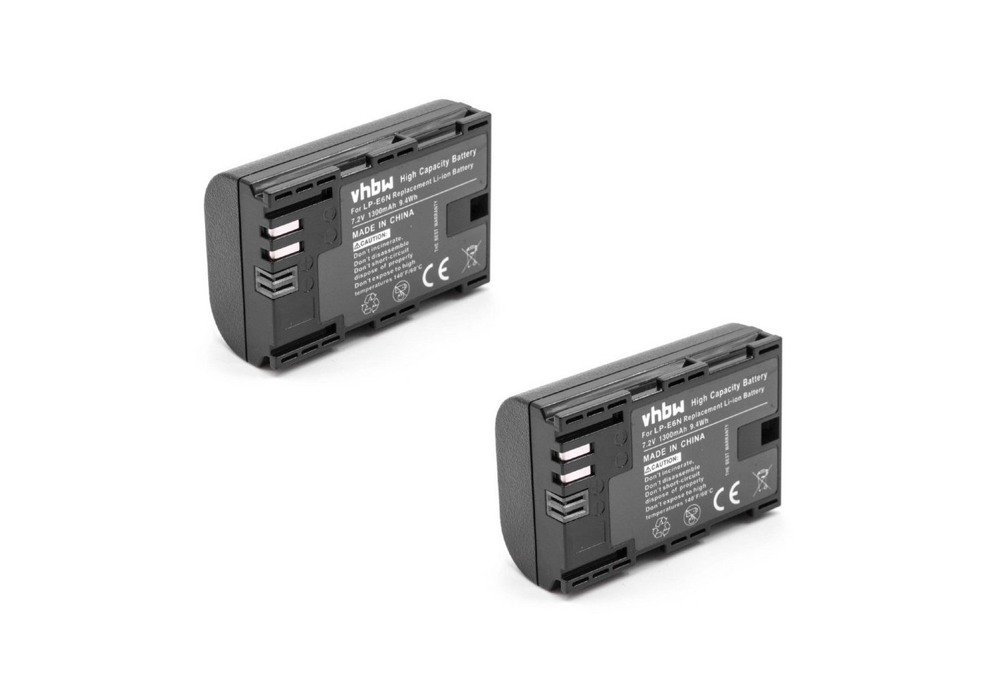 vhbw Kamera-Akku passend für Canon XC10, XC15 Kamera / Foto DSLR (1300mAh, 7,2V, Li-Ion) 1300 mAh von vhbw