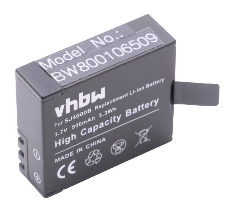 vhbw Kamera-Akku passend für Seresroad SJ5000, SJ6000 Kamera / Camcorder Digital (900mAh, 3,7V, Li-Ion) 900 mAh von vhbw