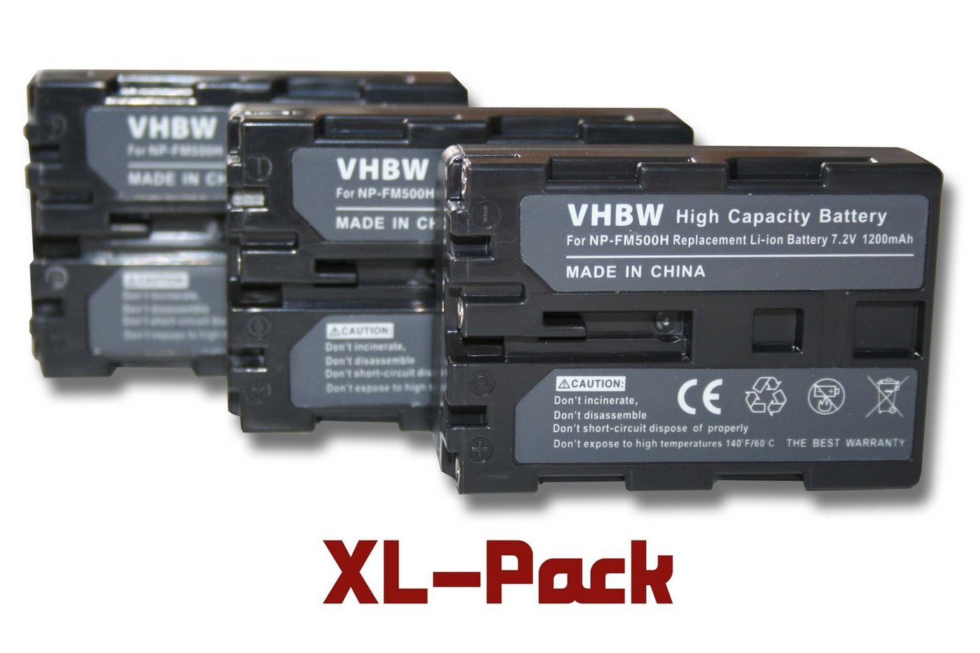 vhbw Kamera-Akku passend für Sony Alpha DSLR-A200K, DSLR-A200H, DSLR-A200W, DSLR-A300, DSLR-A300K, DSLR-A300X Kamera / Foto DSLR (1200mAh, 7,2V, Li-Ion) 1200 mAh von vhbw