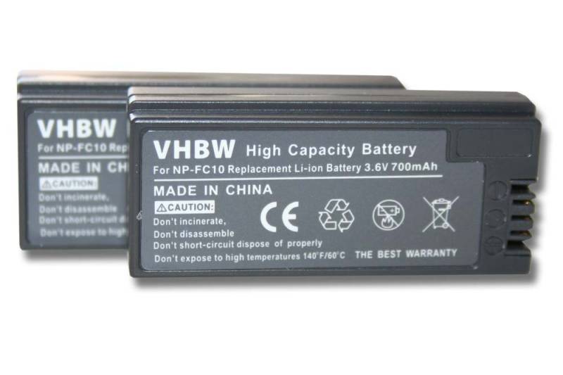 vhbw Kamera-Akku passend für Sony Cyber-shot Pro DSC-V1 Kamera (700mAh, 3,6V, Li-Ion) 700 mAh von vhbw