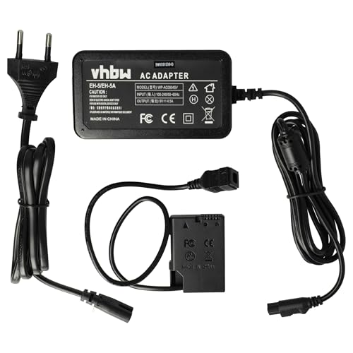 vhbw Kamera-Netzteil Netzkabel kompatibel mit Nikon D5300, D5500, D5600 Kamera, Digitalkamera, DSLR, 2m vhbw Kamera-Netzteil Netzkabel kompatibel mit Nikon D5300, D5500, D5600 Kamera, Digitalkamera, DSLR, 2m von vhbw