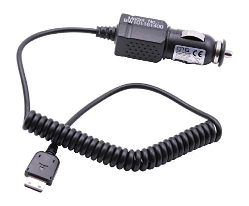 vhbw Kfz-Ladekabel kompatibel mit Samsung GT-E1081T, GT-E1130, GT-E1170i, GT-E1182 Handy - 12V/24V Ladegerät von vhbw