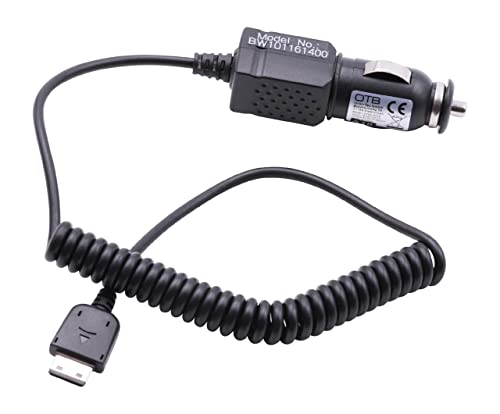 vhbw Kfz-Ladekabel kompatibel mit Samsung GT-E1190, GT-E1230, GT-E1310B, GT-E2152, GT-E2230 Handy - 12V/24V Ladegerät von vhbw