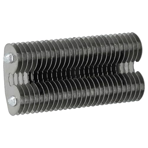vhbw Klingenblock kompatibel mit Remington DF56, DF40, DF30, DF55, DF5, DF50, DF20 Rasierer Schwarz Silber vhbw Klingenblock kompatibel mit Remington DF56, DF40, DF30, DF55, DF5, DF50, DF20 Rasierer Schwarz Silber von vhbw