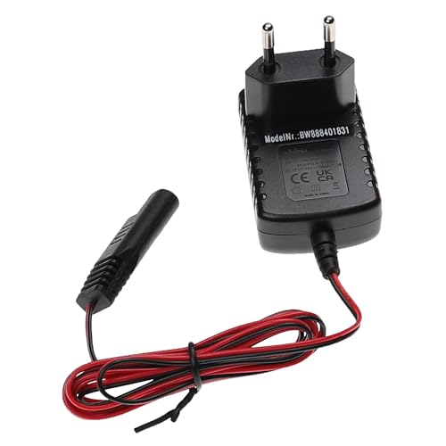 vhbw Ladegerät für Starter Akkus kompatibel mit Scheppach Rasenmäher, 12 V / 0,1 A, 2m von vhbw