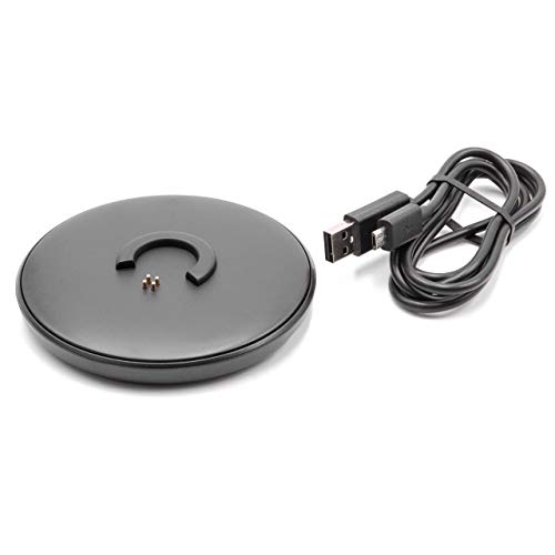vhbw Ladestation kompatibel mit Bose SoundLink Revolve, Revolve+ Lautsprecher - Inkl. Micro USB Kabel, Schwarz von vhbw