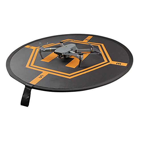 vhbw Landematte kompatibel mit Yuneec Q500 Typhoon Drohne, Multicopter - Landeplatz, 80 cm, Faltbar, Wasserfest von vhbw