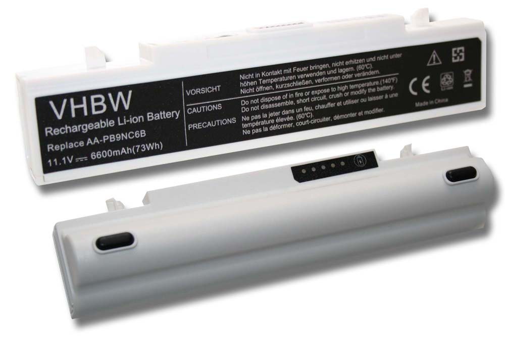 vhbw passend für Samsung 550P5C / NP550P5C, E151, 550P7C / NP550P7C, E251, Laptop-Akku Li-Ion 6600 mAh von vhbw