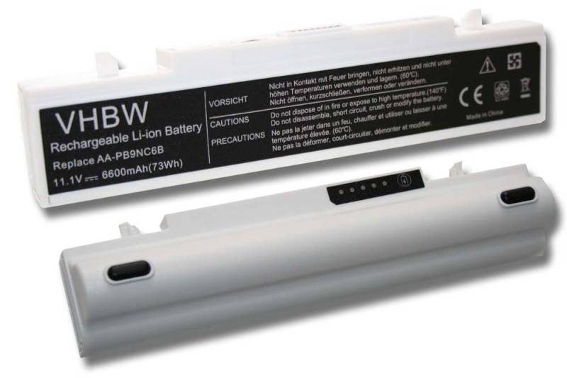 vhbw passend für Samsung 550P5C / NP550P5C, E151, 550P7C / NP550P7C, E251, Laptop-Akku Li-Ion 6600 mAh von vhbw