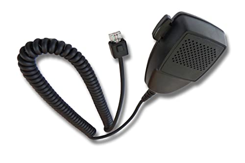 vhbw Lautsprecher-Mikrofon kompatibel mit Motorola GM380, GM600, GM640, GM660, GM900, GM950, GR1225, GR300, GR400, GR500 Funkgerät von vhbw