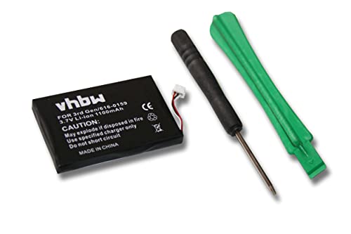 vhbw Li-Ion Akku 1100mAh (3.7V) kompatibel mit MP3-Player Musik Player Ersatz für Apple 616-0159 von vhbw