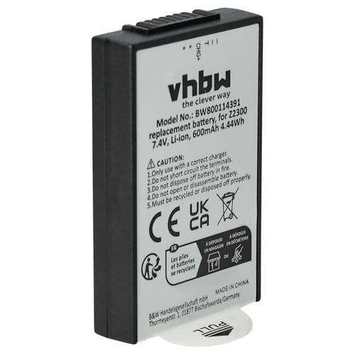 vhbw Li-Ion Akku 600mAh (7.4V) kompatibel mit Kamera Digicam DSLR Ersatz für Polaroid CZA-05300 von vhbw