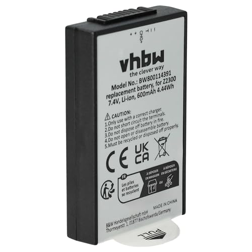 vhbw Li-Ion Akku 600mAh (7.4V) kompatibel mit Kamera Digicam DSLR Polaroid CZA-05300 Pogo, Z2300, Z230E von vhbw