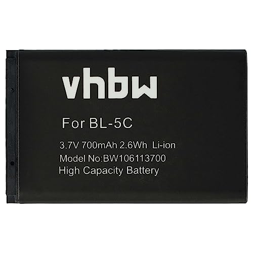 vhbw Li-Ion Akku 700mAh (3.7V) kompatibel mit Aiptek Mini PocketDV, Bluewalker, Powerwalker, Spare, VHoldr ContourHD Ersatz für 055, 510-9900 von vhbw