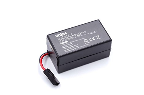 vhbw Li-Polymer Akku 2500mAh (11.1V) kompatibel mit Drohne Multicopter Quadrocopter Parrot AR Drone 1.0, AR Drone 2.0, AR Drone 2.0HD Ersatz für PF070056. von vhbw