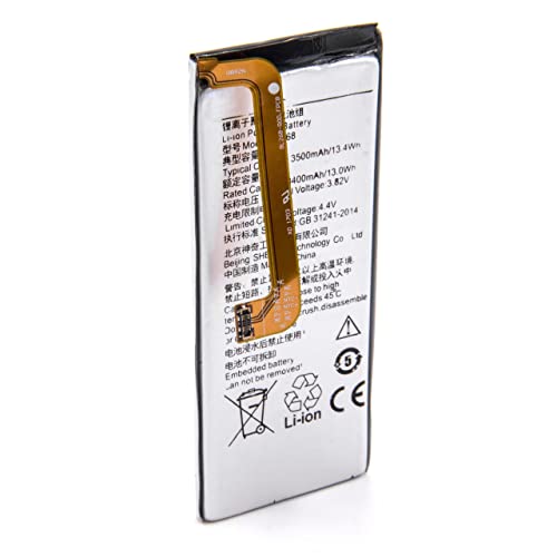 vhbw Akku kompatibel mit Lenovo Zuk 2, Z2 Rio 2016 Edition, Z2131 Handy Smartphone Telefon (3400 mAh, 3,85 V, Li-Polymer) von vhbw