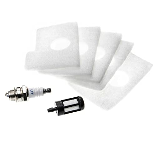 vhbw Luft-Filter, Kraftstofffilter, Zündkerze kompatibel mit Stihl MS 170, MS 180, 017, 018, MS 180 C Motorsäge, Kettensäge - Wartungsset vhbw Luft-Filter, Kraftstofffilter, Zündkerze kompatibel mit Stihl MS 170, MS 180, 017, 018, MS 180 C Motorsäge, Kettensäge - Wartungsset von vhbw