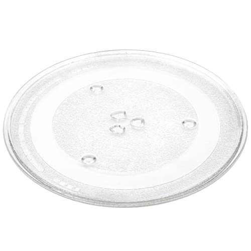 vhbw Mikrowellen-Teller kompatibel mit Samsung MW82P-B, MW82P-S, MW82W, MW82Y Mikrowelle - Drehteller mit Y-Aufnahme, 285 mm, Glas, Transparent von vhbw