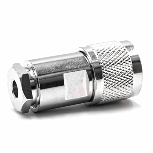 vhbw N Steckverbinder (männlich) kompatibel mit RG-58C/U (RG58) Koaxialkabel - Koaxial-Verbinder für GPS- & WLAN-Geräte, Antennen usw. von vhbw